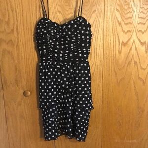 American Rag Black and White Patterned Dress